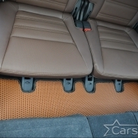 Коврики текстильные на Hyundai Santa Fe IV рестайл 3 ряда (2020->)