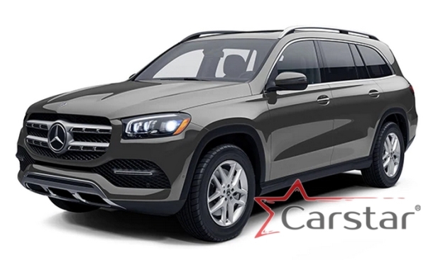 Текстильные коврики для Mercedes-Benz GLS-klasse II X167 3 ряда (2019->)